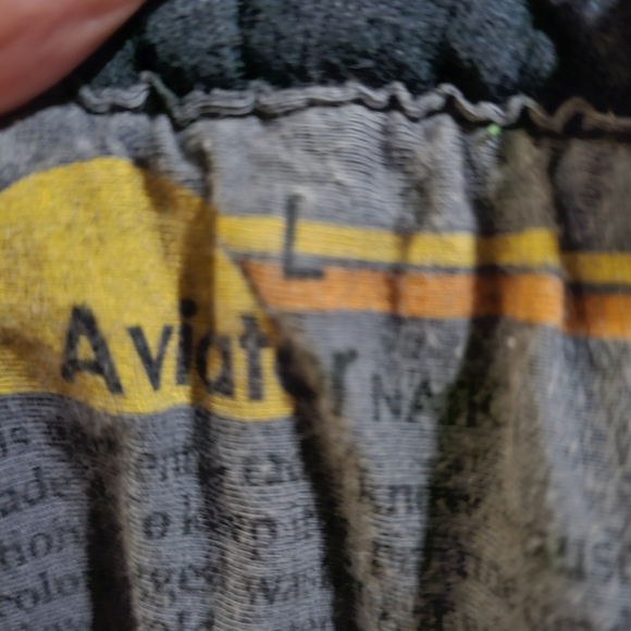 Aviator Nation Charcoal Gray Sweatpants with Yellow Smiley - Picture 7 of 7